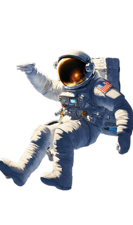 Astronauta flotando png